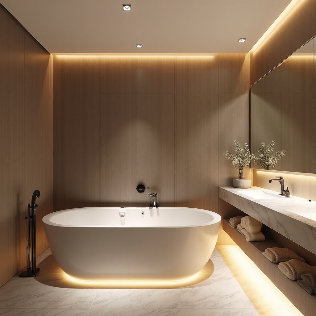 Salle de bain luxueuse